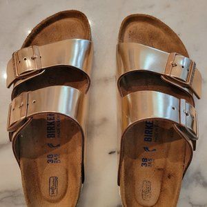 Birkenstock Arizona Metallic Copper  38 Eur